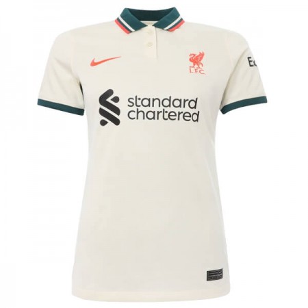 Billiga Fotbollströjor Liverpool Dam Borta tröja 2021/22 Kortärmad 